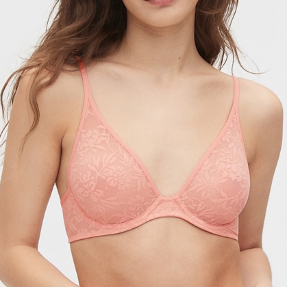 Bare Natural Plunge Lace Bra